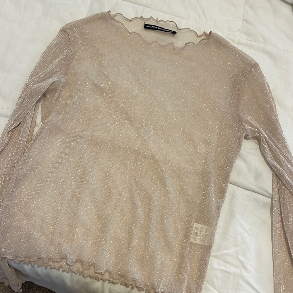 See through long sleeve